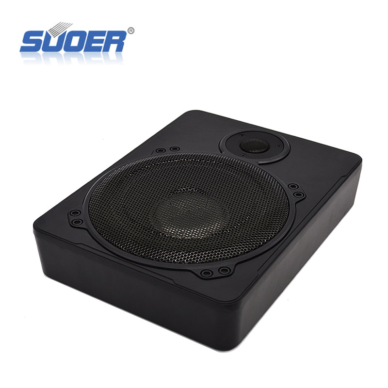 SUOER-10B High quality 10inch 600w car audio high power subwoofer bass under seat woofer speaker subwoofer